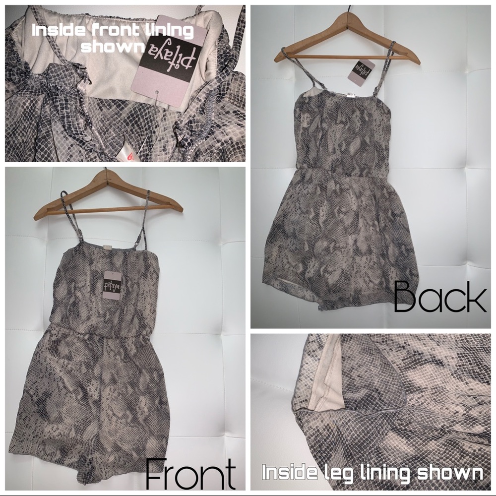 Romper snake skin design